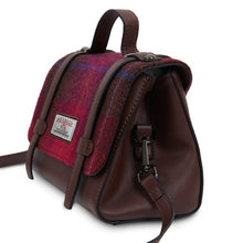Load image into Gallery viewer, Harris Tweed & Leather Islander Orkney Satchel