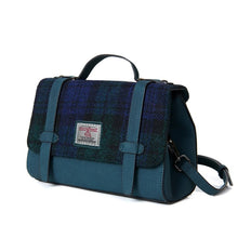 Load image into Gallery viewer, Harris Tweed & Leather Islander Orkney Satchel