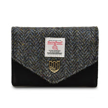 Load image into Gallery viewer, Ladies Harris Tweed & Leather Mini Wallet
