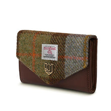 Load image into Gallery viewer, Ladies Harris Tweed & Leather Mini Wallet