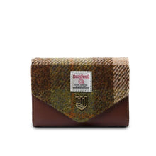 Load image into Gallery viewer, Ladies Harris Tweed & Leather Mini Wallet