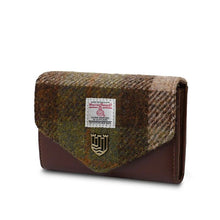 Load image into Gallery viewer, Ladies Harris Tweed & Leather Mini Wallet