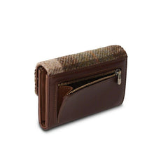 Load image into Gallery viewer, Ladies Harris Tweed & Leather Mini Wallet