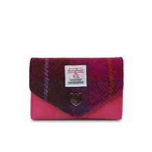 Load image into Gallery viewer, Ladies Harris Tweed & Leather Mini Wallet