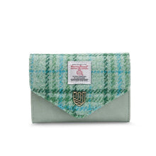 Load image into Gallery viewer, Ladies Harris Tweed & Leather Mini Wallet