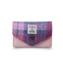 Load image into Gallery viewer, Ladies Harris Tweed & Leather Mini Wallet