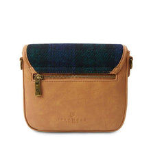 Load image into Gallery viewer, Ladies Harris Tweed Tartan Saddle Shoulder Bag- Mini