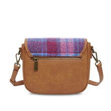 Load image into Gallery viewer, Ladies Harris Tweed Tartan Saddle Shoulder Bag- Mini