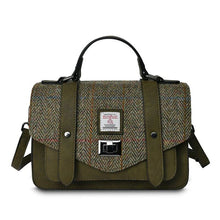 Load image into Gallery viewer, Women's Harris Tweed Large Tartan Satchel Bag