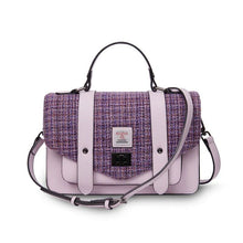 Load image into Gallery viewer, Women's Harris Tweed Large Tartan Satchel Bag