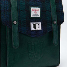 Load image into Gallery viewer, Mini Harris Tweed & Leather Backpack