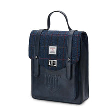 Load image into Gallery viewer, Mini Harris Tweed & Leather Backpack