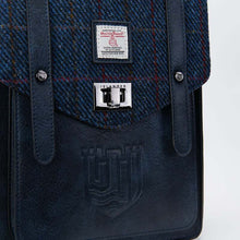 Load image into Gallery viewer, Mini Harris Tweed & Leather Backpack