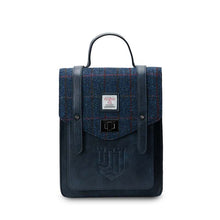 Load image into Gallery viewer, Mini Harris Tweed & Leather Backpack