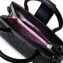Load image into Gallery viewer, Harris Tweed & Leather Small Tote Bag