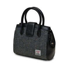 Load image into Gallery viewer, Harris Tweed & Leather Small Tote Bag