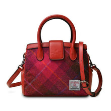 Load image into Gallery viewer, Harris Tweed & Leather Small Tote Bag