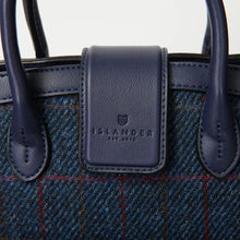Load image into Gallery viewer, Harris Tweed & Leather Small Tote Bag