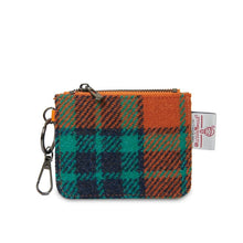 Load image into Gallery viewer, Harris Tweed Card Holder Zipped Wallet