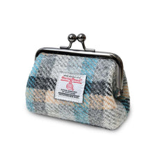 Load image into Gallery viewer, Vintage Style Harris Tweed Coin Purse