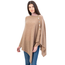 Load image into Gallery viewer, Lambswool Button Shawl