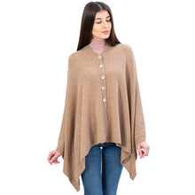Load image into Gallery viewer, Lambswool Button Shawl