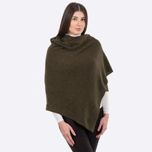 Load image into Gallery viewer, Women's Lambswool Aran Ribbed Shawl