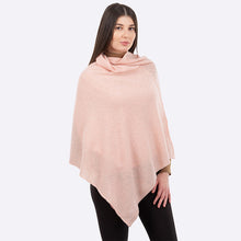 Load image into Gallery viewer, Women's Lambswool Aran Ribbed Shawl