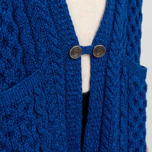 Load image into Gallery viewer, Aran Shawl Wrap Cardigan with Pockets