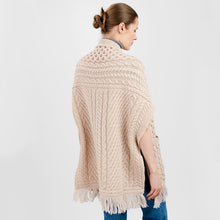 Load image into Gallery viewer, Aran Shawl Wrap Cardigan with Pockets
