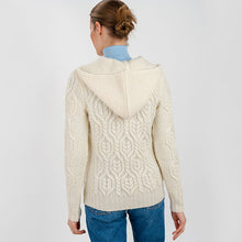 Load image into Gallery viewer, Aran Merino Zip Cardigan for Ladies