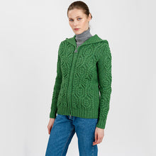 Load image into Gallery viewer, Aran Merino Zip Cardigan for Ladies