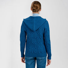 Load image into Gallery viewer, Aran Merino Zip Cardigan for Ladies