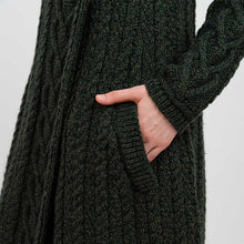 Load image into Gallery viewer, Ladies Irish Merino Wool A-Line Cardigan