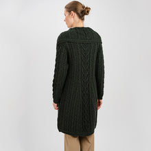 Load image into Gallery viewer, Ladies Irish Merino Wool A-Line Cardigan