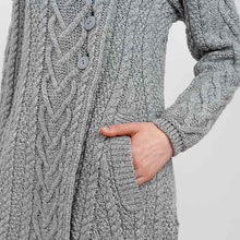 Load image into Gallery viewer, Ladies Irish Merino Wool A-Line Cardigan