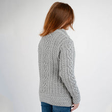 Load image into Gallery viewer, Ladies White Irish Aran Jacket