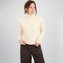 Load image into Gallery viewer, Irish Turtleneck Women's Sweater