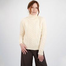 Load image into Gallery viewer, Irish Turtleneck Women's Sweater