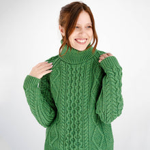 Load image into Gallery viewer, Irish Turtleneck Women's Sweater