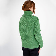 Load image into Gallery viewer, Irish Turtleneck Women's Sweater