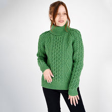 Load image into Gallery viewer, Irish Turtleneck Women's Sweater