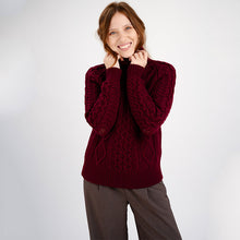 Load image into Gallery viewer, Irish Turtleneck Women's Sweater