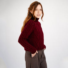 Load image into Gallery viewer, Irish Turtleneck Women's Sweater