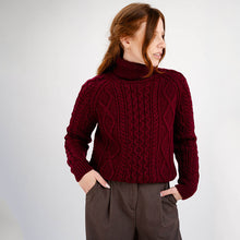 Load image into Gallery viewer, Irish Turtleneck Women's Sweater