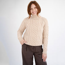 Load image into Gallery viewer, Irish Turtleneck Women's Sweater