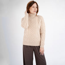 Load image into Gallery viewer, Irish Turtleneck Women's Sweater