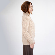 Load image into Gallery viewer, Irish Turtleneck Women's Sweater