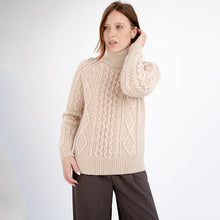 Load image into Gallery viewer, Irish Turtleneck Women's Sweater