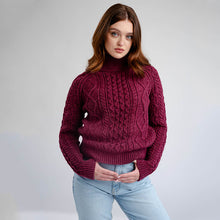 Load image into Gallery viewer, Irish Turtleneck Women's Sweater
